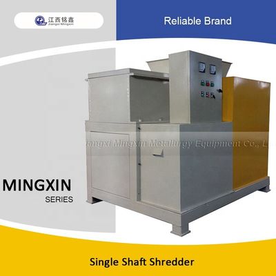품질  Household Scrap tire plastic lump Cutter mini metal waste bottle chipper cardboard Foam single shaft shredders machine 공장
