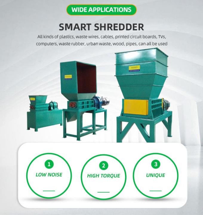네대 샤프트 Shredder/Plastic/waste/metal/wood/barrel/foam/woven 가방 쉬레딩 기계